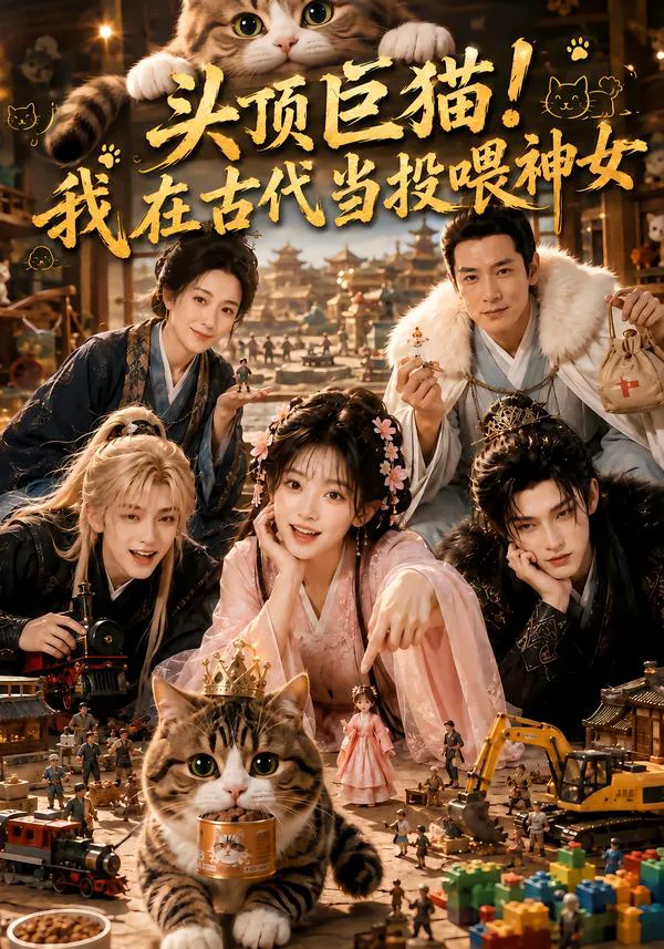 头顶巨猫!我在古代当投喂神女