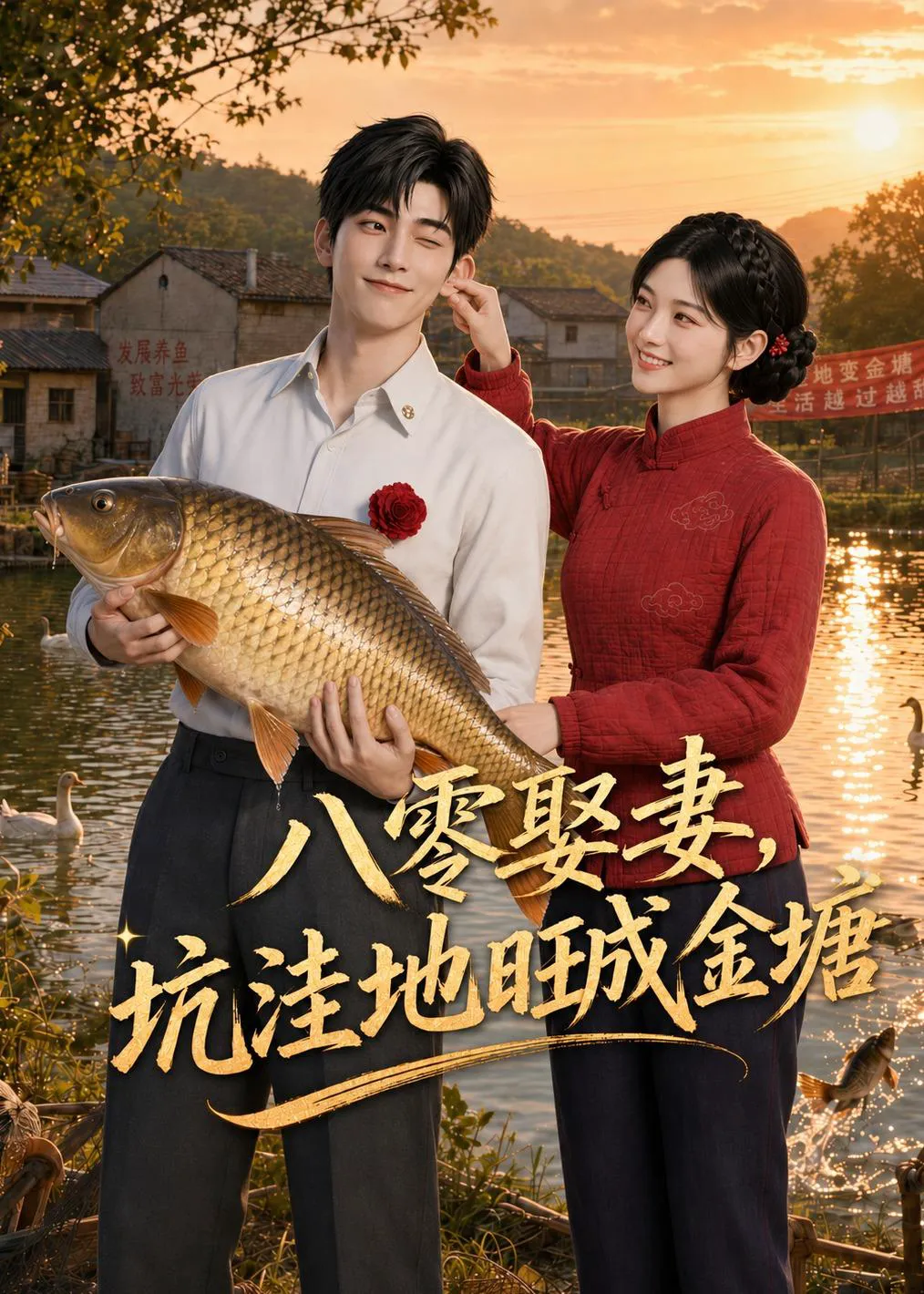 八零娶妻,坑洼地旺成金塘