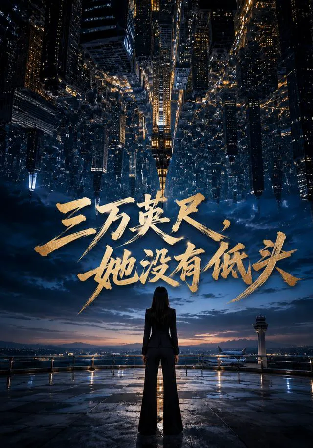 三万英尺,她没有低头
