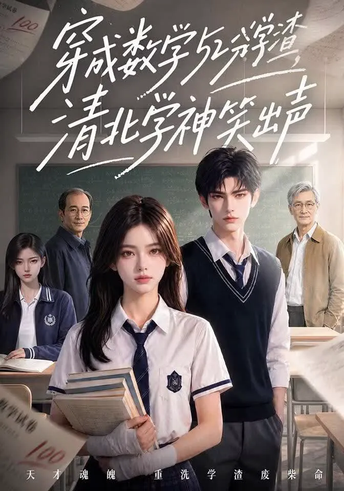 穿成数学52分学渣,清北学神笑出声