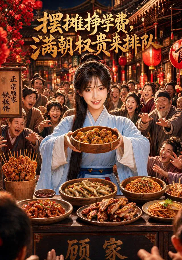 摆摊挣学费,满朝权贵来排队