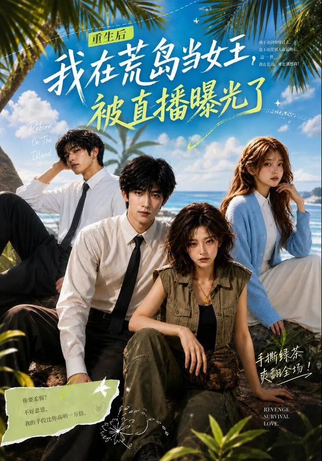 重生后我在荒岛当女王,被直播曝光了