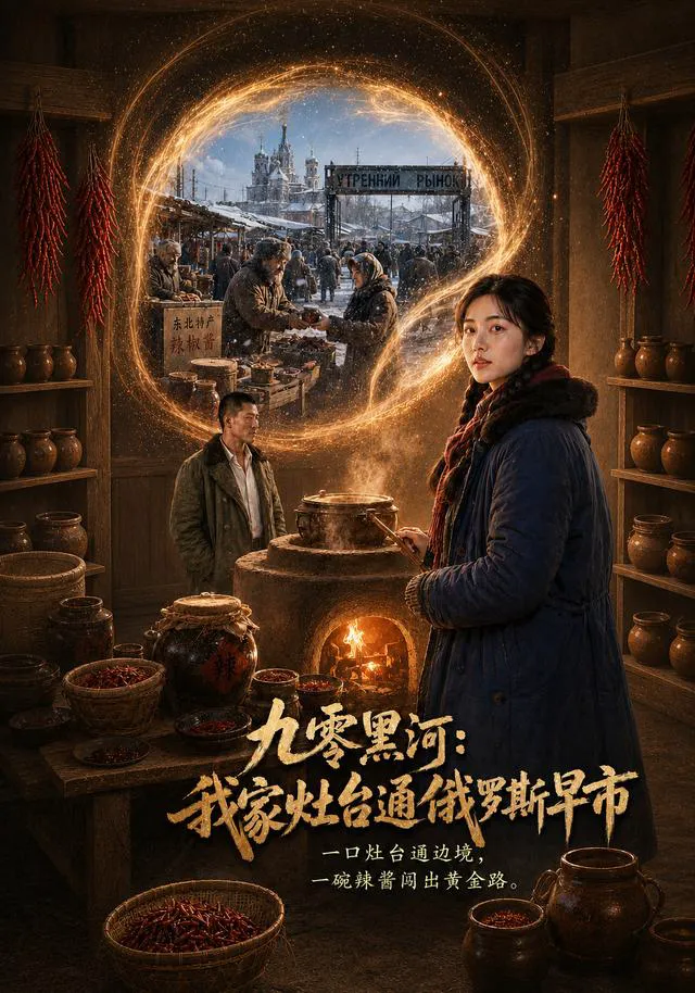 九零黑河:我家灶台通俄罗斯早市