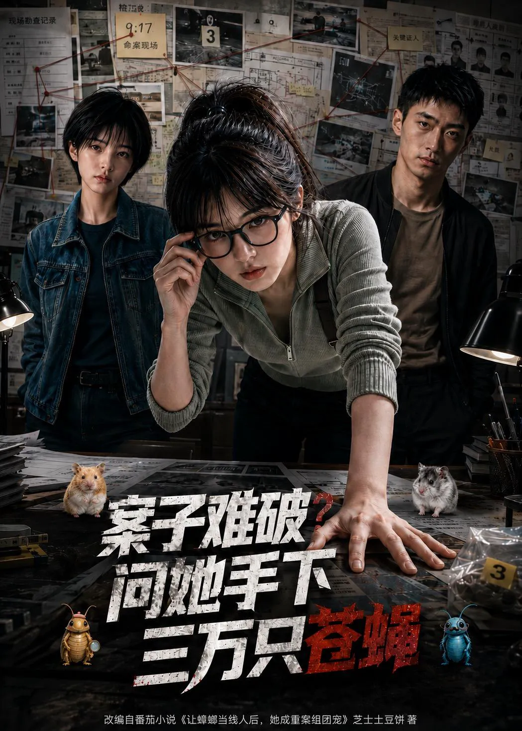 案子难破:问她手下三万只苍蝇