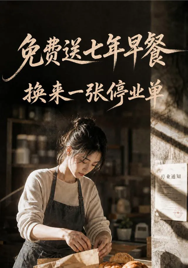 免费送七年早餐,换来一张停业单AI短剧