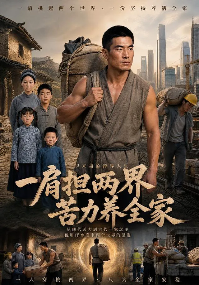 一肩担两界,苦力养全家AI短剧