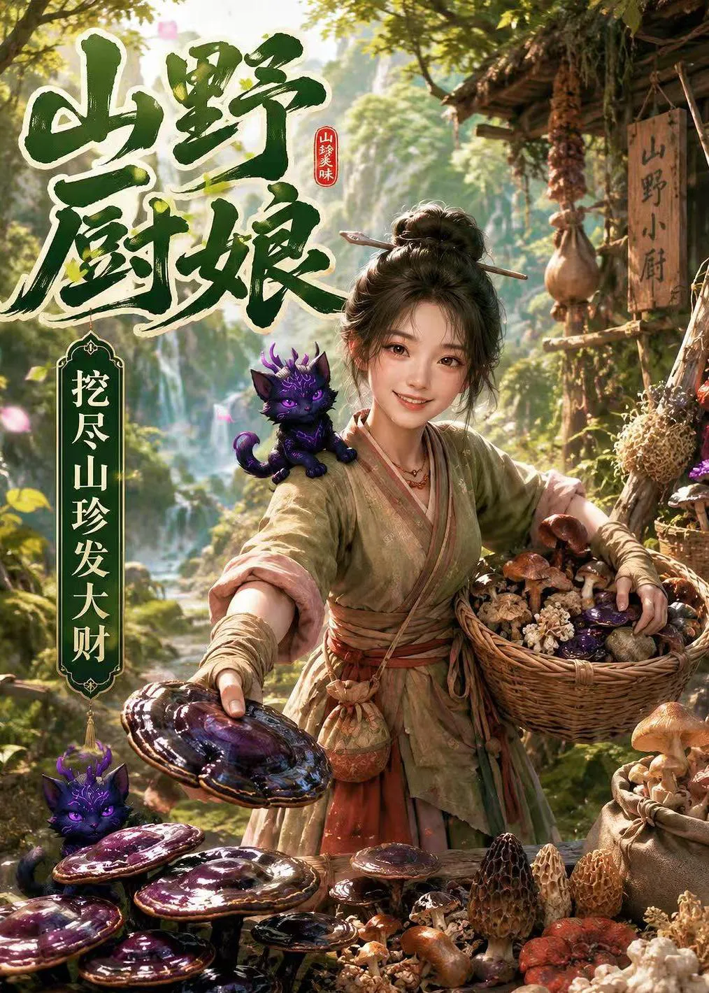 山野厨娘,挖尽山珍发大财