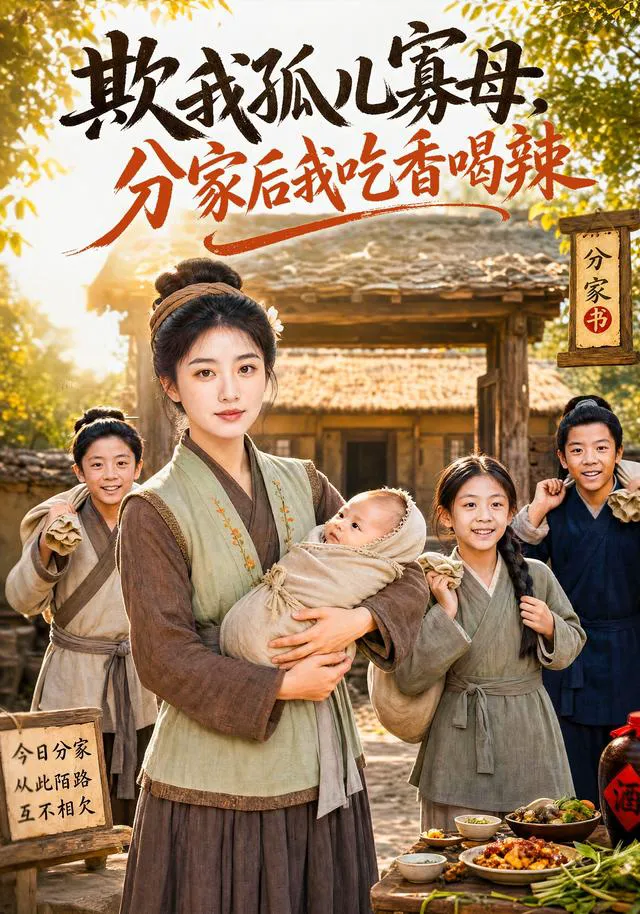 欺我孤儿寡母,分家后我吃香喝辣