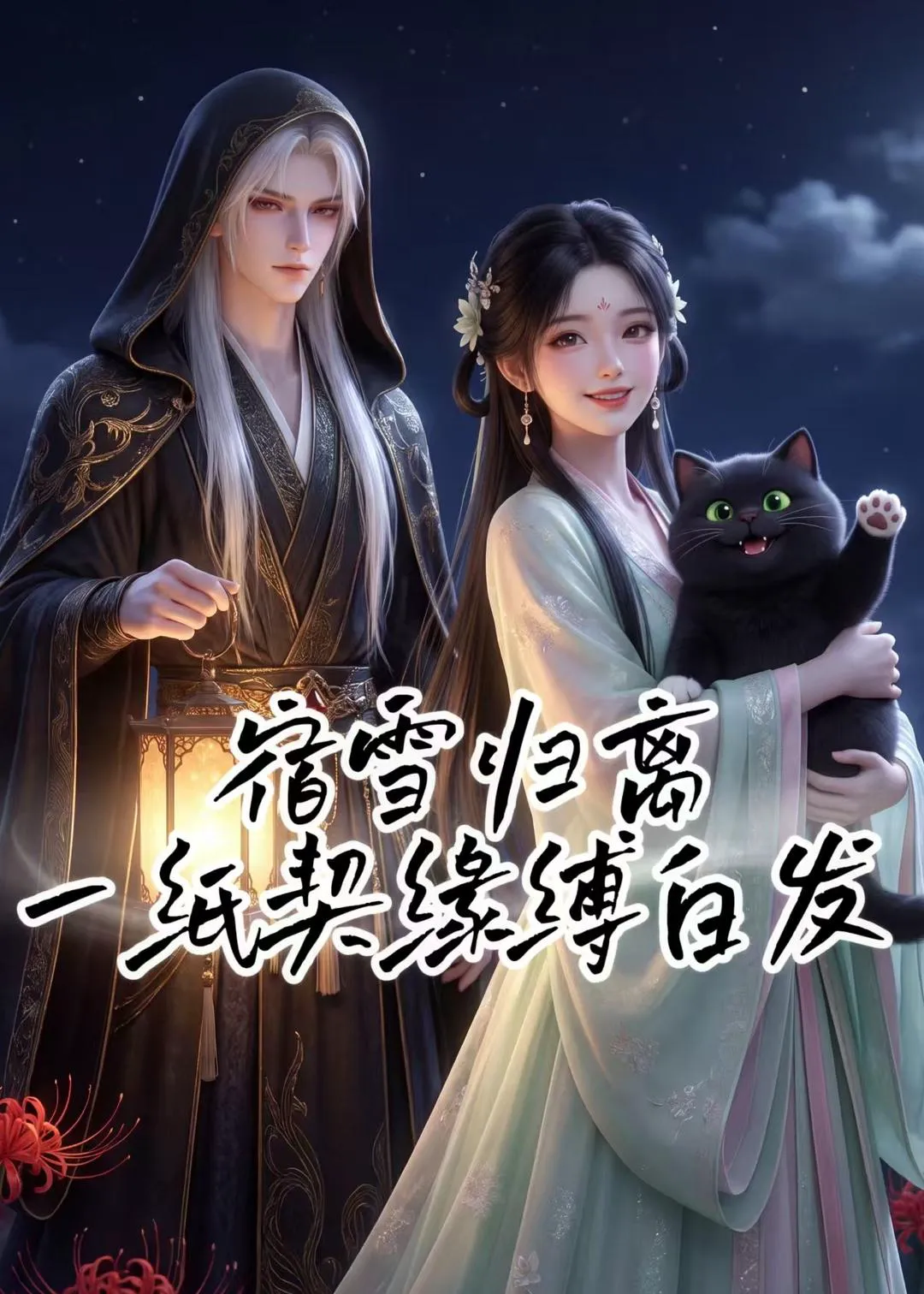 宿雪归离:一纸契缘缚白发
