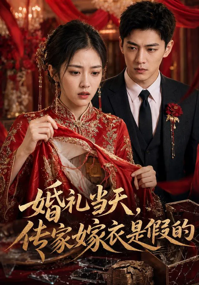 婚礼当天,传家嫁衣是假的AI短剧