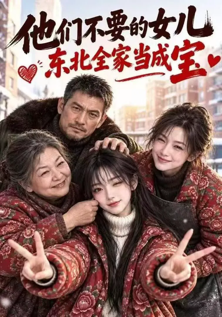他们不要的女儿,东北全家当成宝