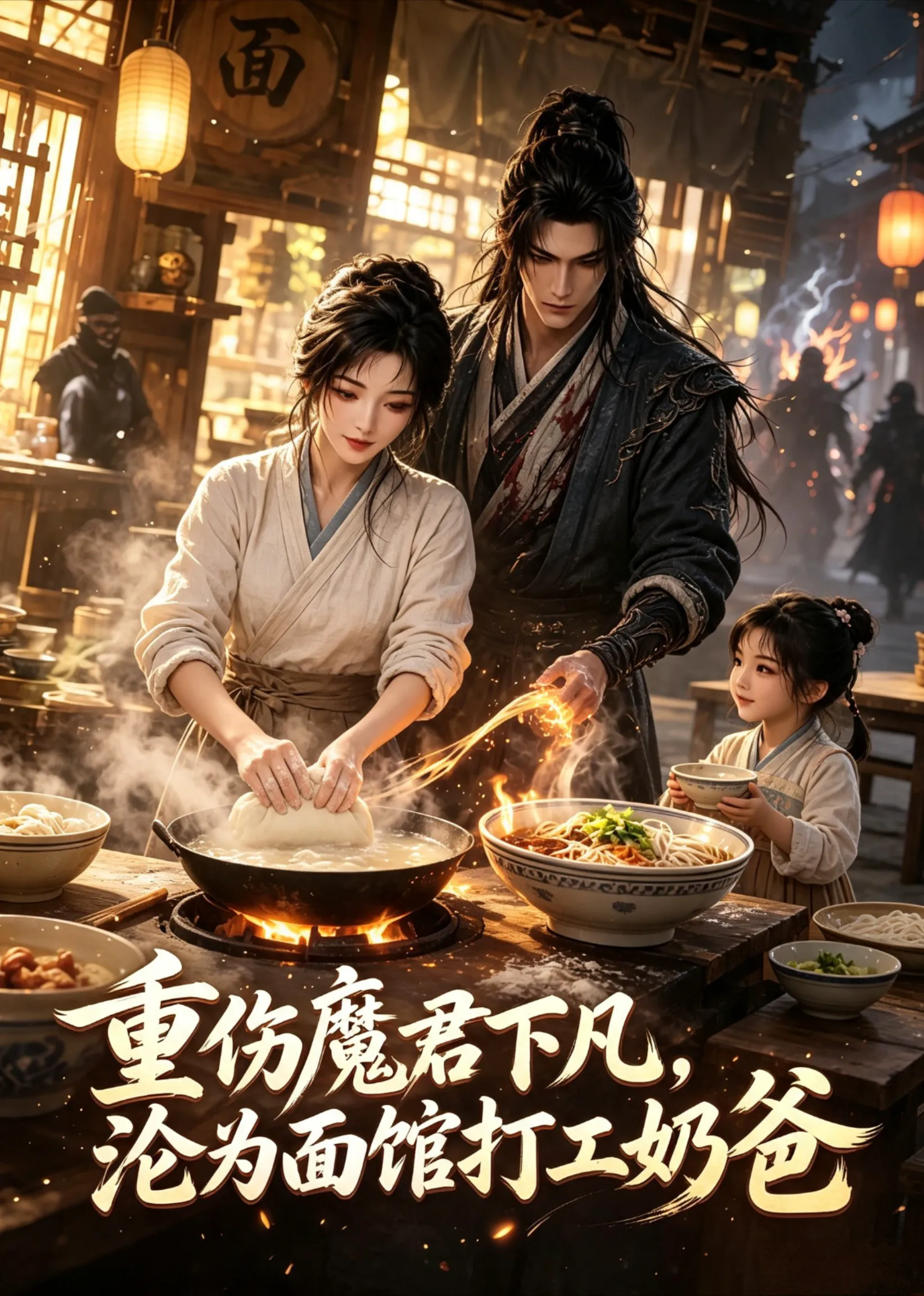 重伤魔君下凡,沦为面馆打工奶爸