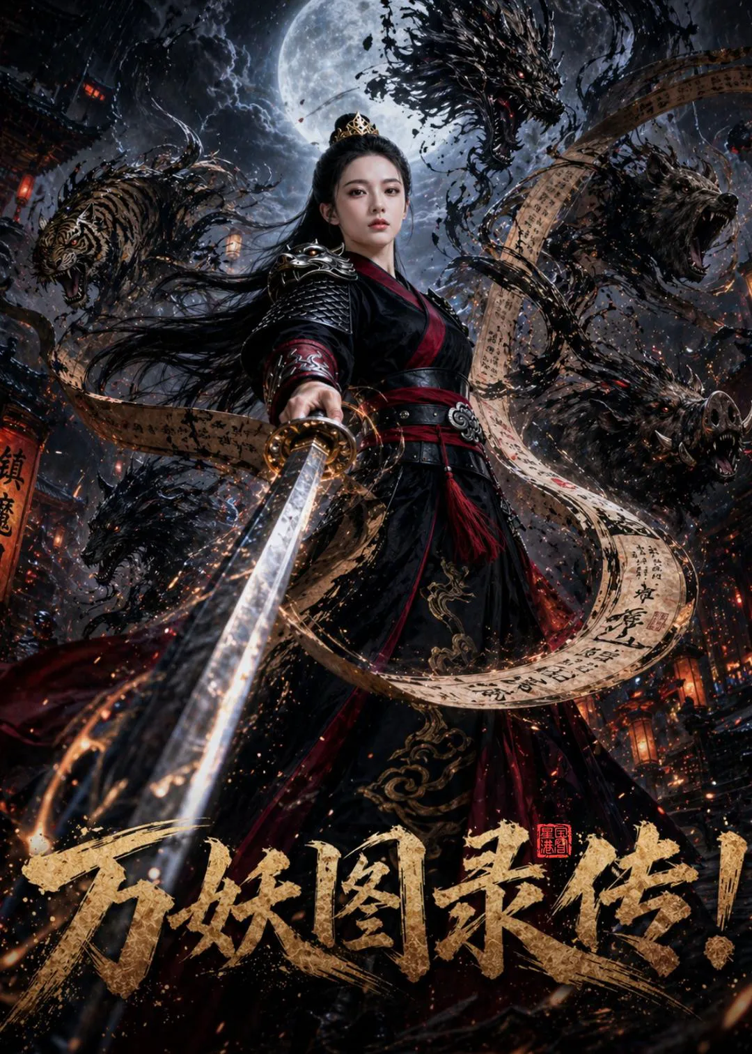 万妖图录传!