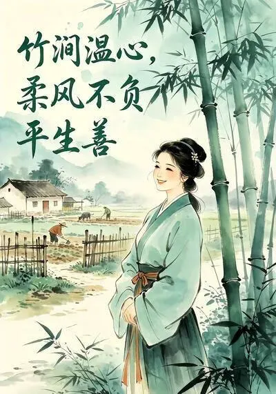 竹涧温心,柔风不负平生善