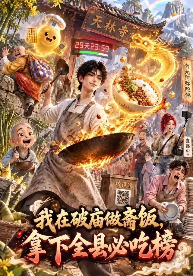 我在破庙做斋饭,拿下全县必吃榜
