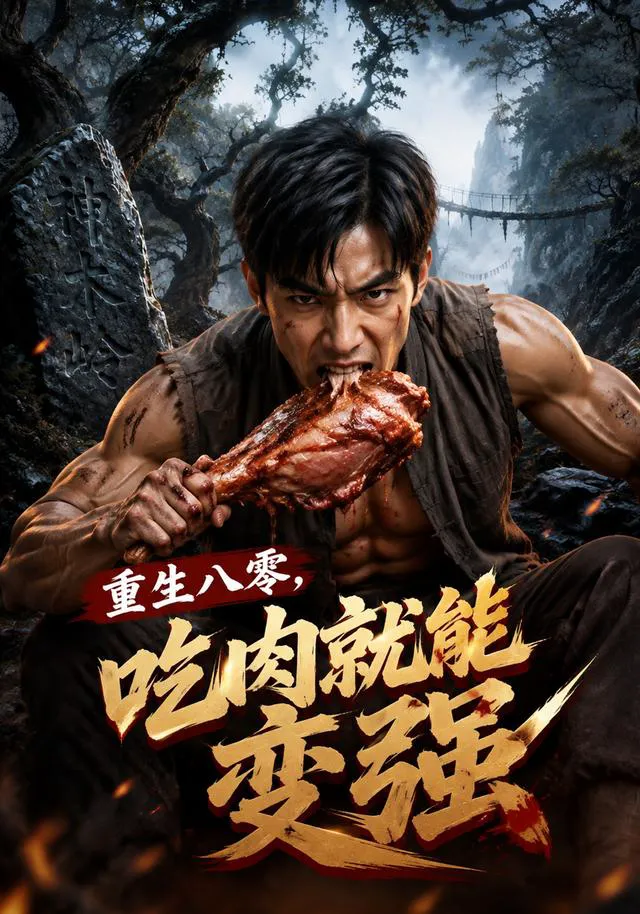 重生八零,吃肉就能变强AI短剧