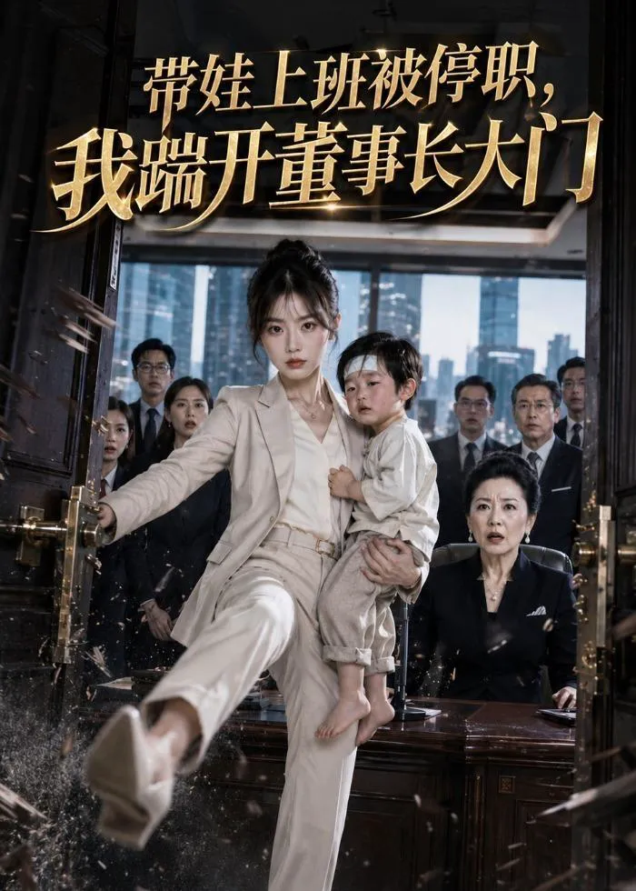 带娃上班被停职,我踹开董事长大门