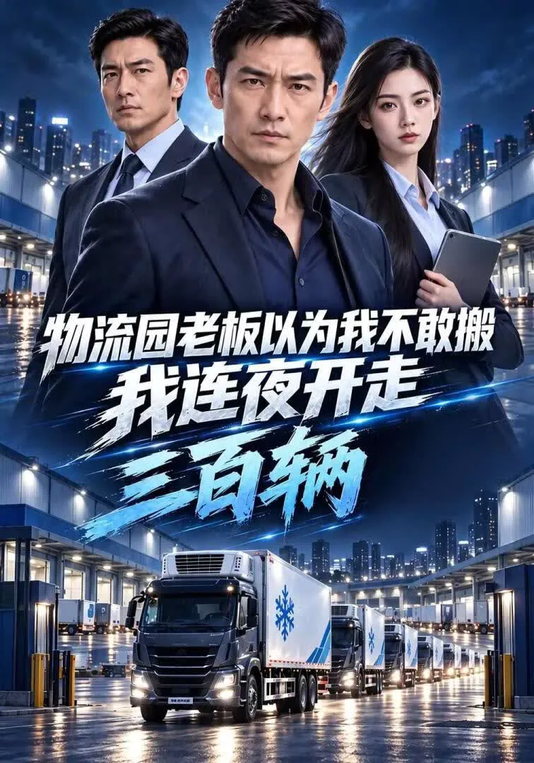 物流园老板以为我不敢搬,我连夜开走三百辆