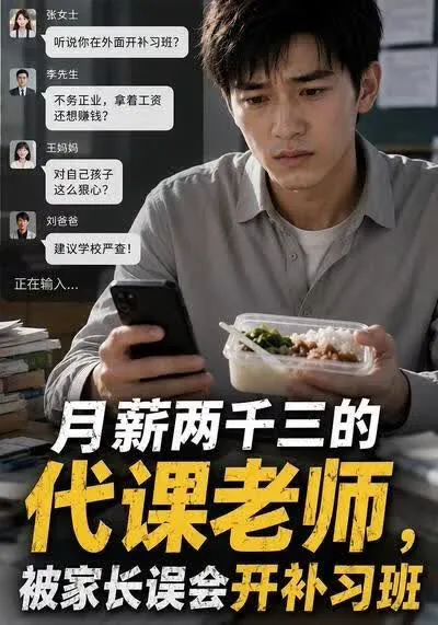 月薪两千三的代课老师,被家长误会开补习班
